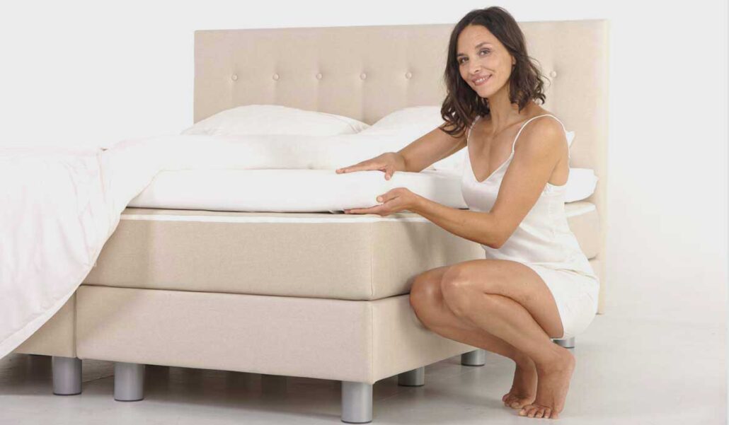 Lažje postiljanje vodne postelje z Exclusive Top izvedbo